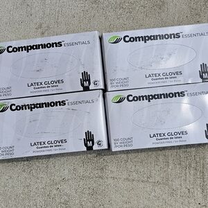 4 boxes GLOVES (Size Medium)